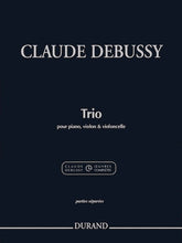 Debussy Trio for Piano, Violin and Cello