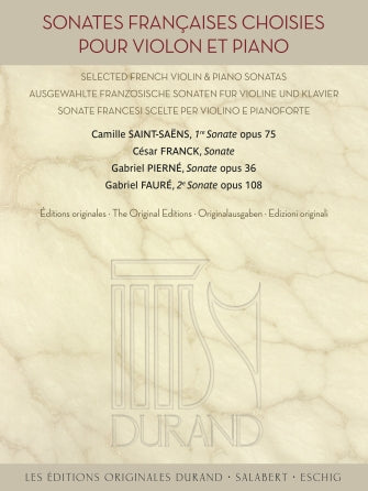 Selected French Violin & Piano Sonatas, Original Editions