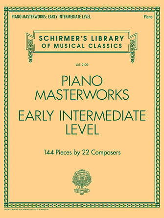 Piano Masterworks - Early Intermediate - Schirmer's Library of Musical Classics Vol. 2109