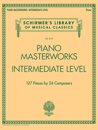 Piano Masterworks - Schirmer's Library of Musical Classics - Vol. 2110