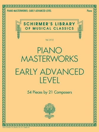 Piano Masterworks - Schirmer's Library of Musical Classics - Vol. 2112