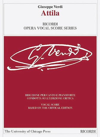 Verdi Attila Vocal Score