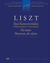 Liszt 2 Concert Etudes: Ab irato & Morceau de salon for Piano Solo