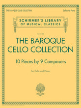 Baroque Cello Collection - Schirmer's Library of Musical Classics Vol. 2122