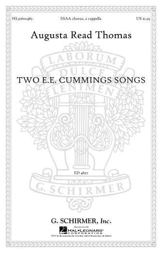 Thomas 2 E.E. Cummings Songs