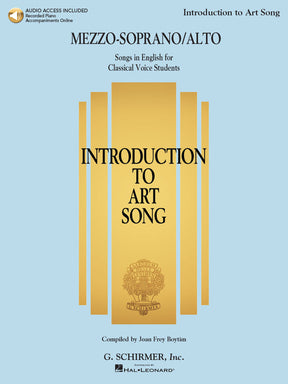 Introduction to Art Song for Mezzo-Soprano/Alto - With Recorded Piano Accompaniments