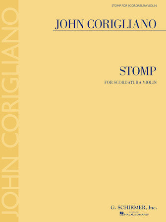 Corigliano Stomp for Scordatura Violin Solo