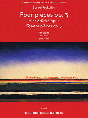Prokofiev 4 Pieces Op. 3 for Piano