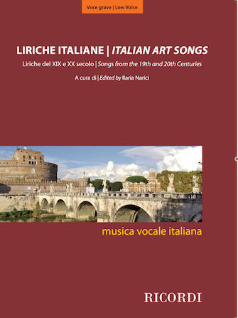 Italian Art Songs - Medium/low Voice - Songs From The 19th And 20th Centuries