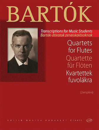 Bartok Quartets for Flutes - Score and Parts