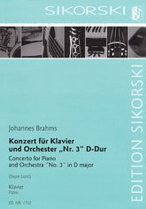 Brahms Concerto for Piano and Orchestra No. 3 in D Major