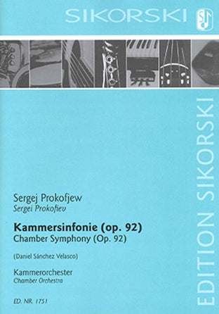 Prokofiev Chamber Symphony for Chamber Orchestra, Op. 92