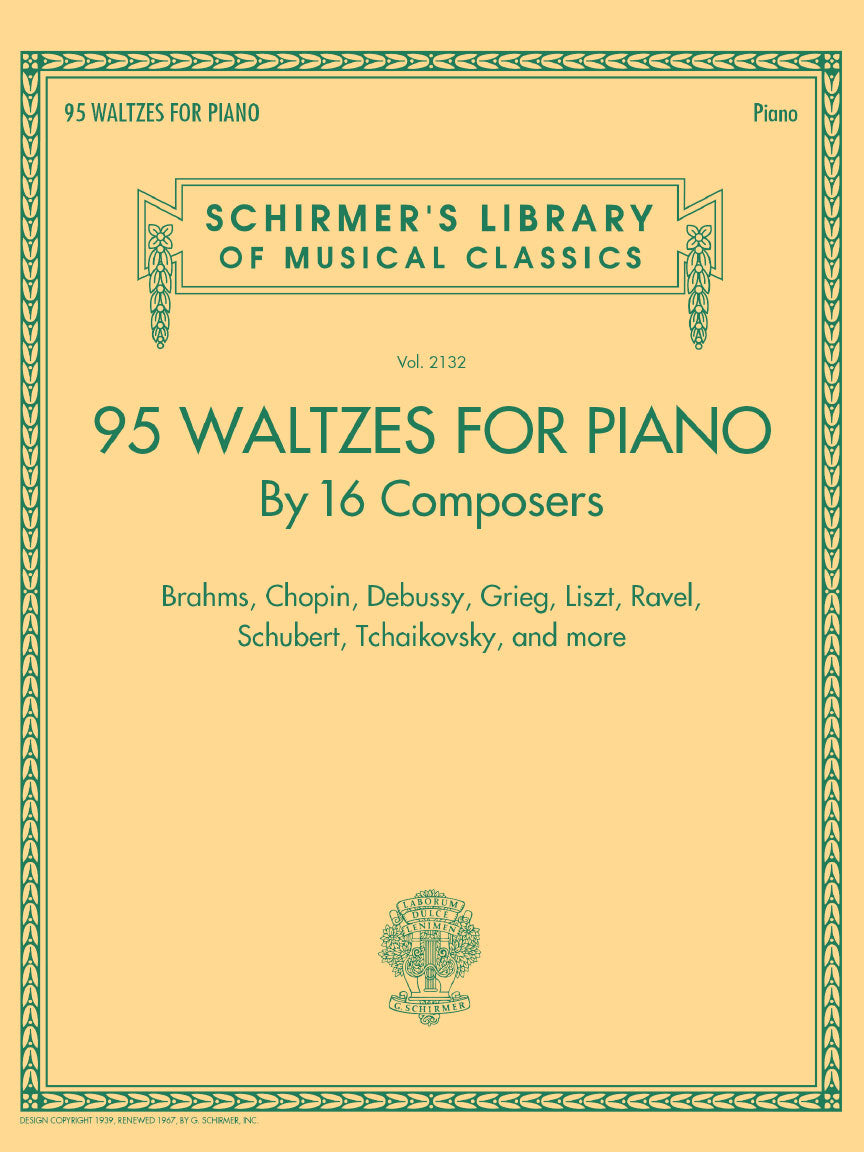 95 Waltzes by 16 Composers for Piano