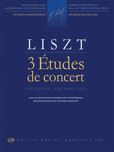 Liszt 3 Etudes ce Concert or Piano Solo
