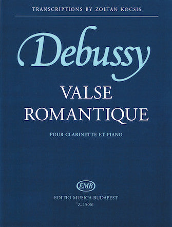 Debussy Valse Romantique Clarinet and Piano
