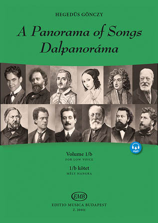 Panorama of Songs 1/B Easy Songs from 4 Centuries in 6 Languages Low Voice