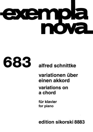 Schnittke Variations on a Chord Piano
