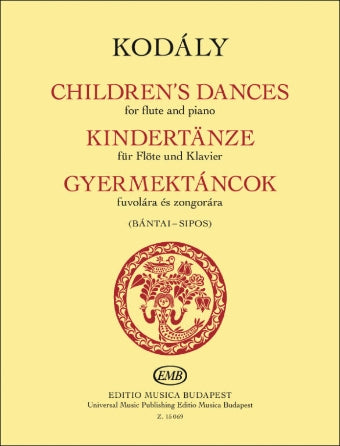 Kodály Children's Dances for Flute and Piano