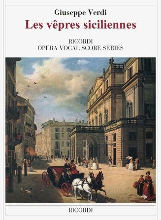 Verdi Les Vepres Siciliennes Opera Vocal Score