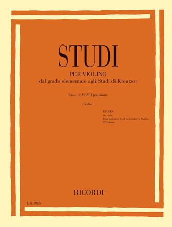 Perlini Studies For Violin - Fasc. III: VI-VII Positions