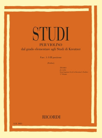 Perlini Studies for Violin Fasc I: I-III Positions