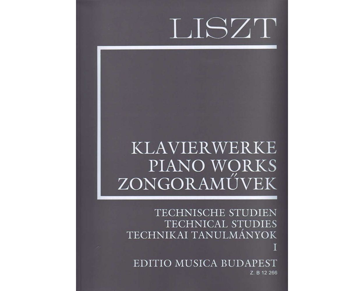 Liszt Technical Studies Book I