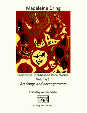 Dring Art Songs and Arrangements Volume 1 - Previously Unpublished Vocal Works