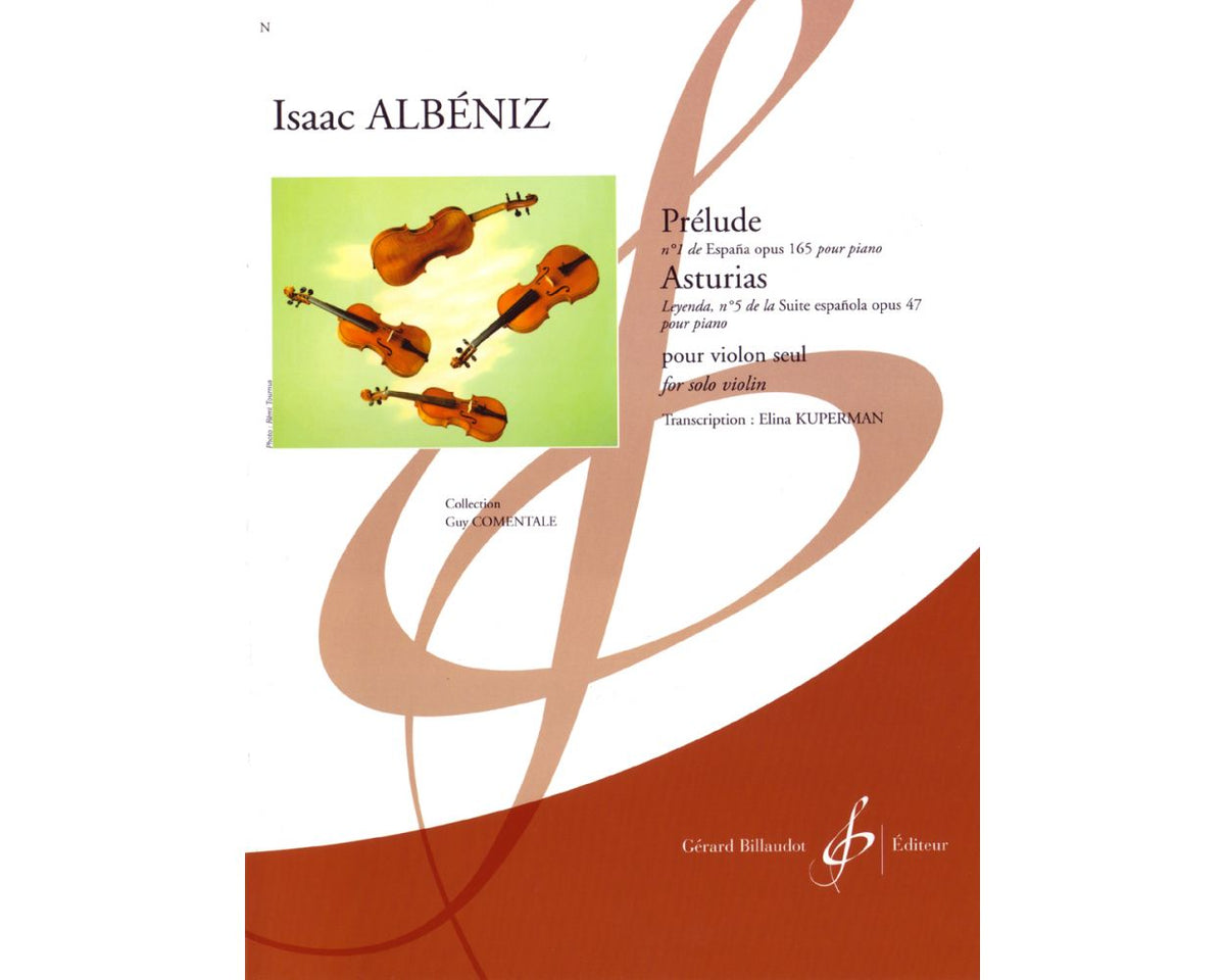 Albeniz Prelude & Asturias for Violin Solo