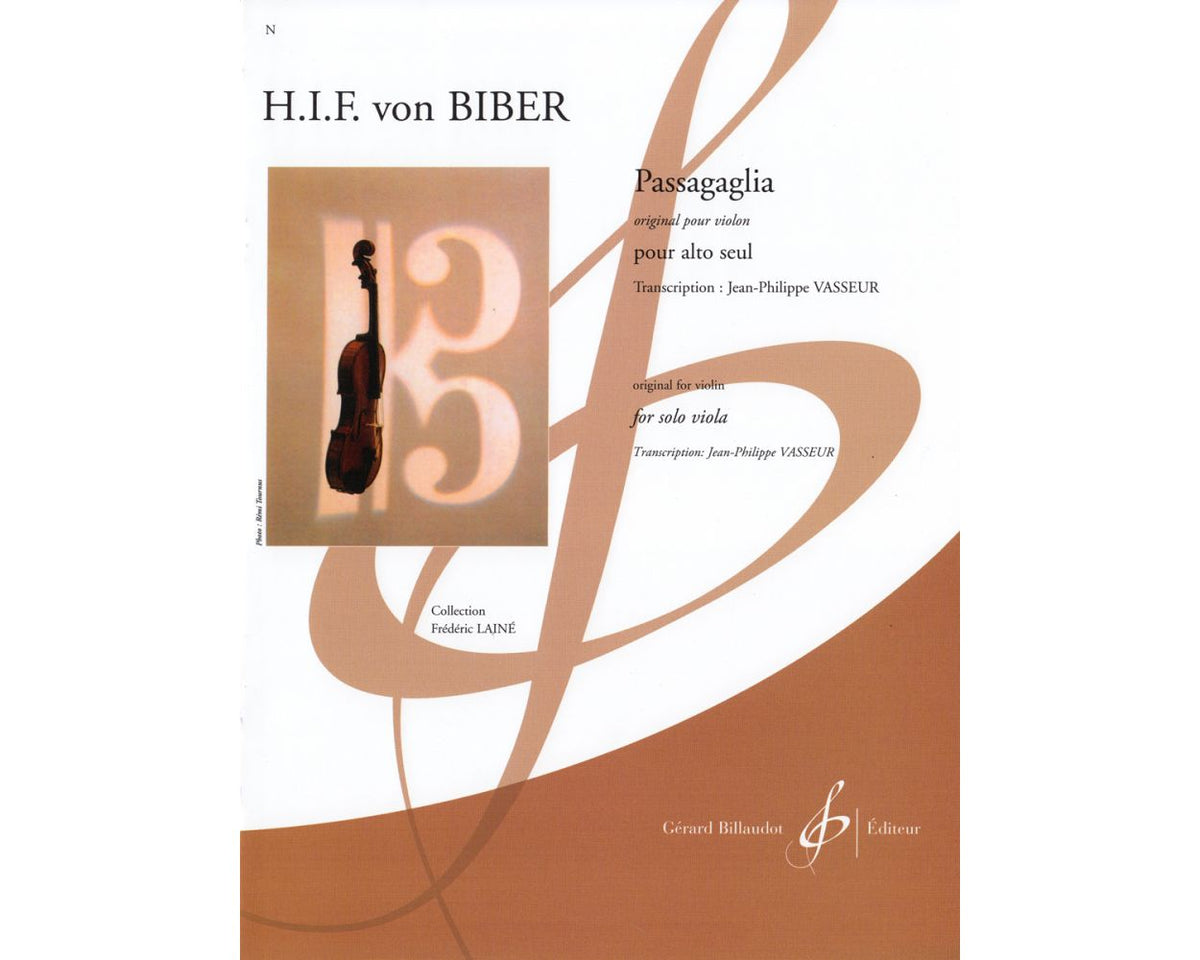 Biber Passagaglia for solo Viola