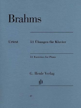Brahms 51 Exercises for Piano