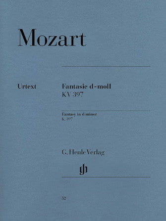 Mozart Fantasy in D minor K397 (385g)