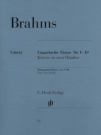 Brahms Hungarian Dances 1-10 Piano Solo