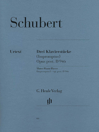 Schubert 3 Pieces (Impromptus) D 946
