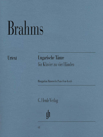 Brahms Hungarian Dances 1-21 for Piano Four Hands