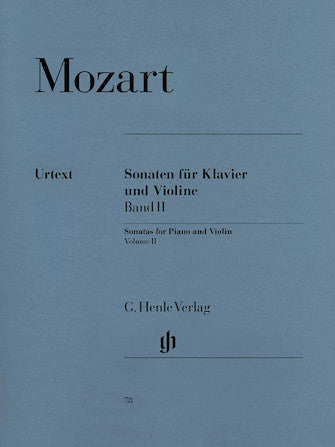 Mozart Sonatas for Piano and Violin Volume 2