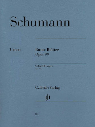 Schumann Coloured Leaves (Bunte Blätter) Op. 99