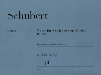 Schubert Works for Piano Four-Hands - Volume 1