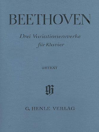 Beethoven 3 Variation Works WoO 70, 64, 77