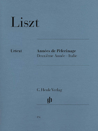 Liszt Années de Pèlerinage Deuxième Année: Italie