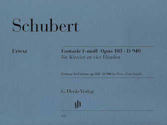Schubert Fantasy in F minor Opus 103 D 940