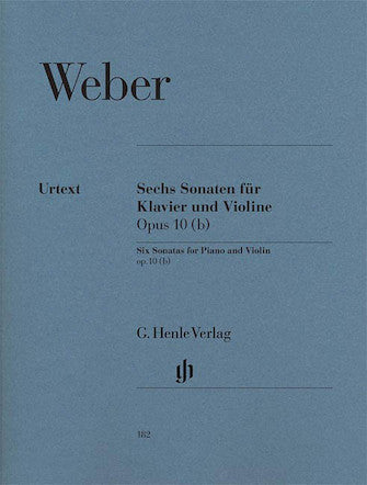 Weber 6 Sonatas for Piano and Violin Op. 10 (b)