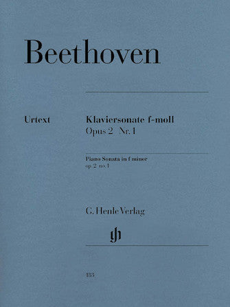 Beethoven Piano Sonata No 1 in F minor Opus 2