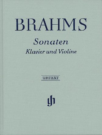 Brahms Sonatas for Piano and Violin (cloth hardcover)