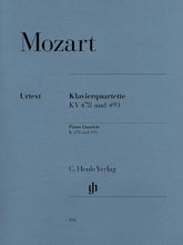 Mozart Piano Quartets K 478 and K 493