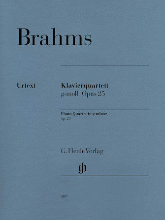 Brahms Piano Quartet in G minor Opus 25