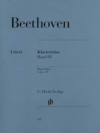 Beethoven Piano Trios Volume 3