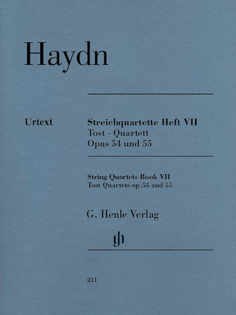 Haydn String Quartets Volume 7 Opus 54 and 55 (Tost Quartets)
