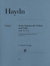 Haydn 6 Sonatas for Violin and Viola