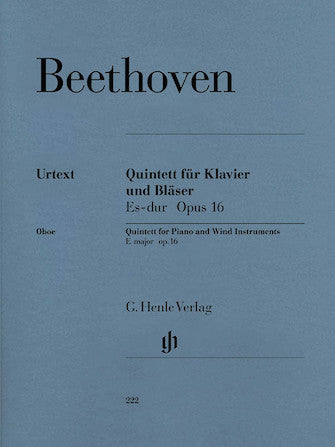 Beethoven Quintet for Piano and Wind Instruments in E flat major Opus 16