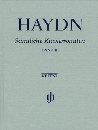 Haydn Complete Piano Sonatas - Volume 3 (cloth hardcover) DISCONTINUED